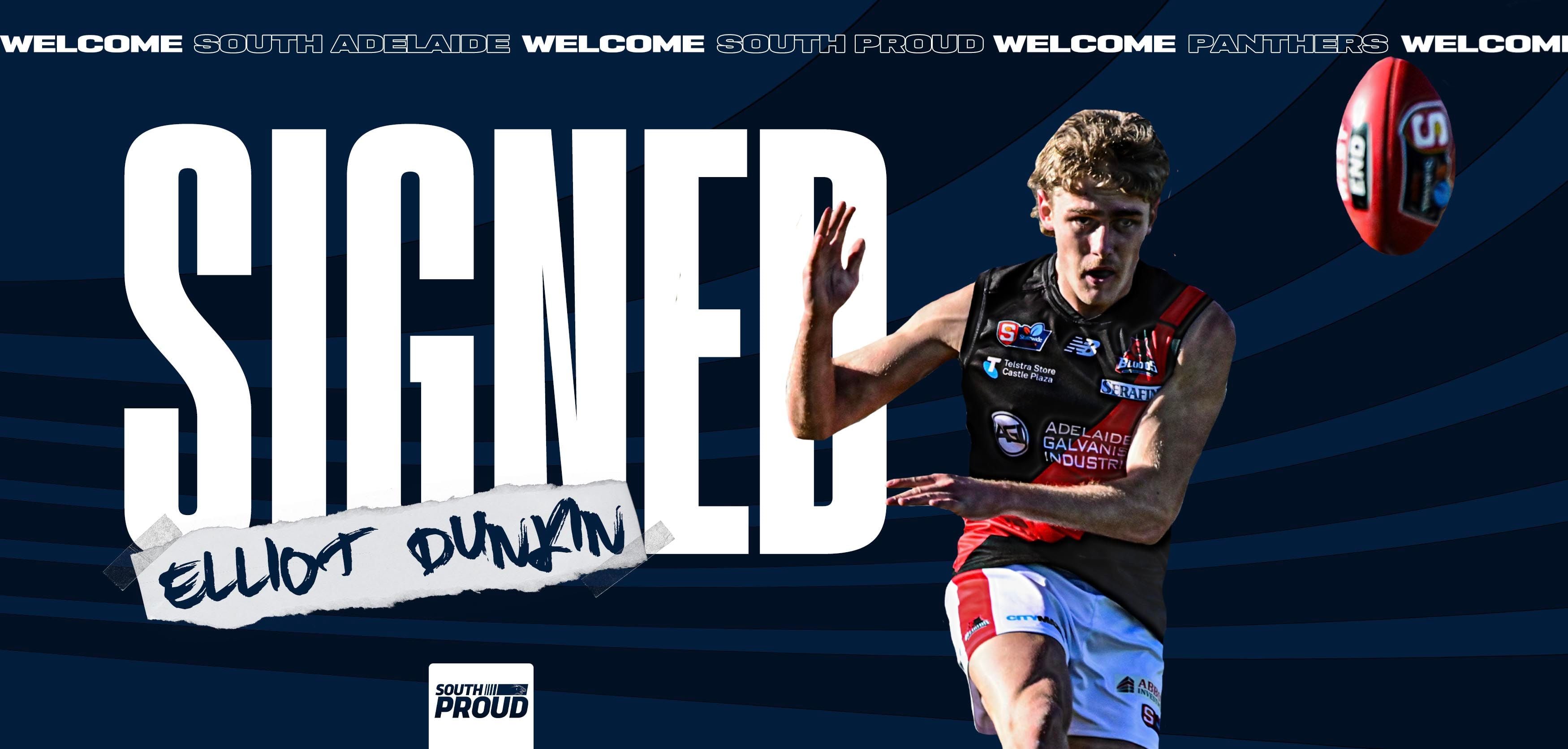 Elliot Dunkin heads South Elliot Dunkin heads South